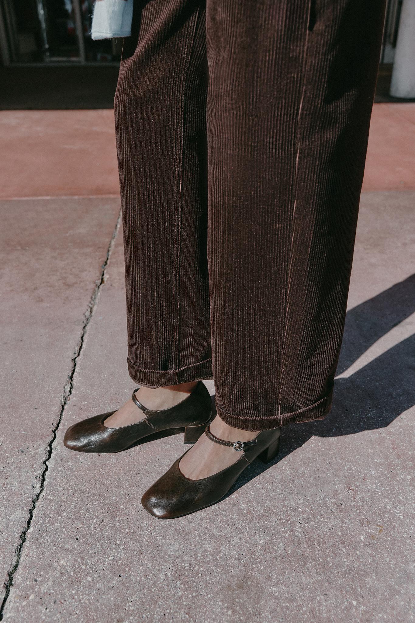 CHAUSSURES À TALONS EN CUIR